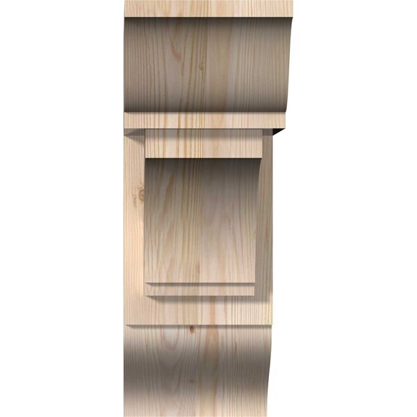 Imperial Traditional Smooth Bracket W/ Offset Brace, Douglas Fir, 7 1/2W X 20D X 20H